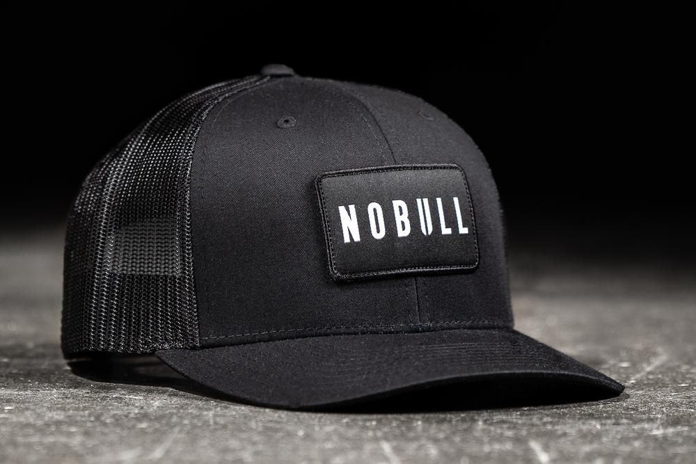 NOBULL Curved-Brim Trucker Şapka - Siyah - Turkiye (OVC-512638)